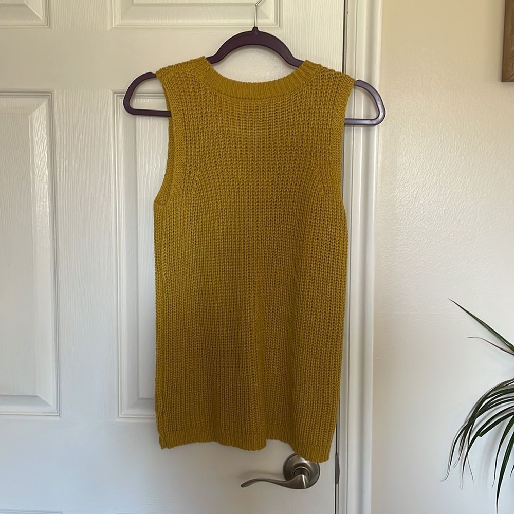Philosophy Mustard Yellow Sweater size small s - Picture 5 of 6